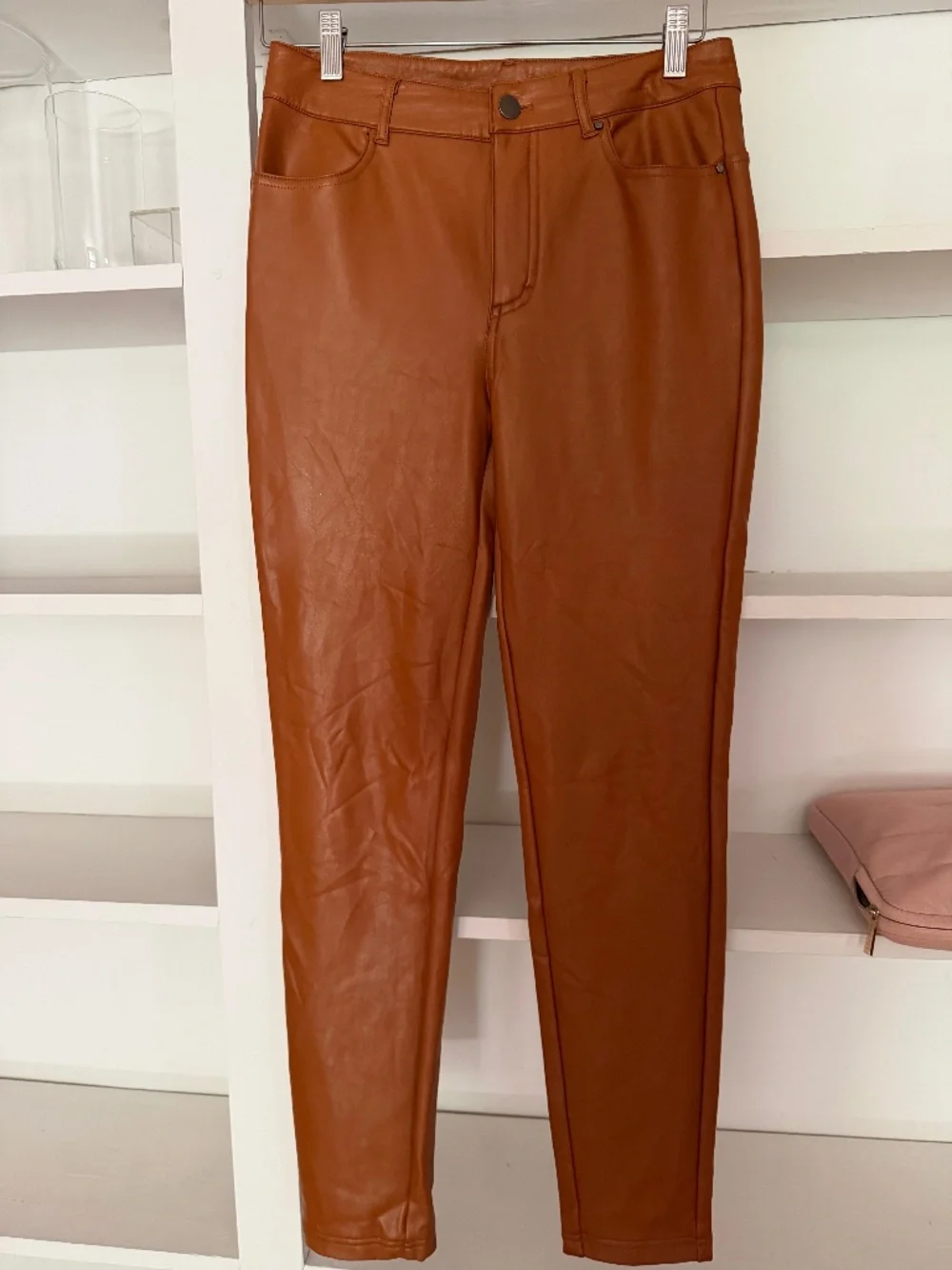 Calzedonia Brown Faux Leather Pants - Picture 5 of 5